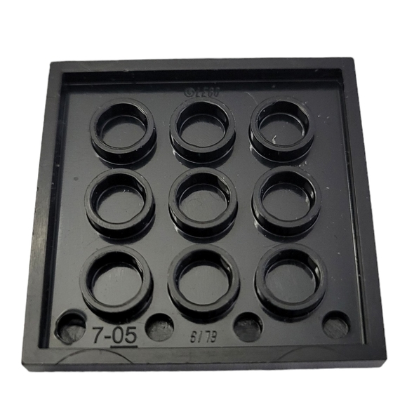 Lego Star Wars '20 Years Han Solo Tile W Studded Edge #7-05 6179 Black 1999-2019 - Picture 3 of 4